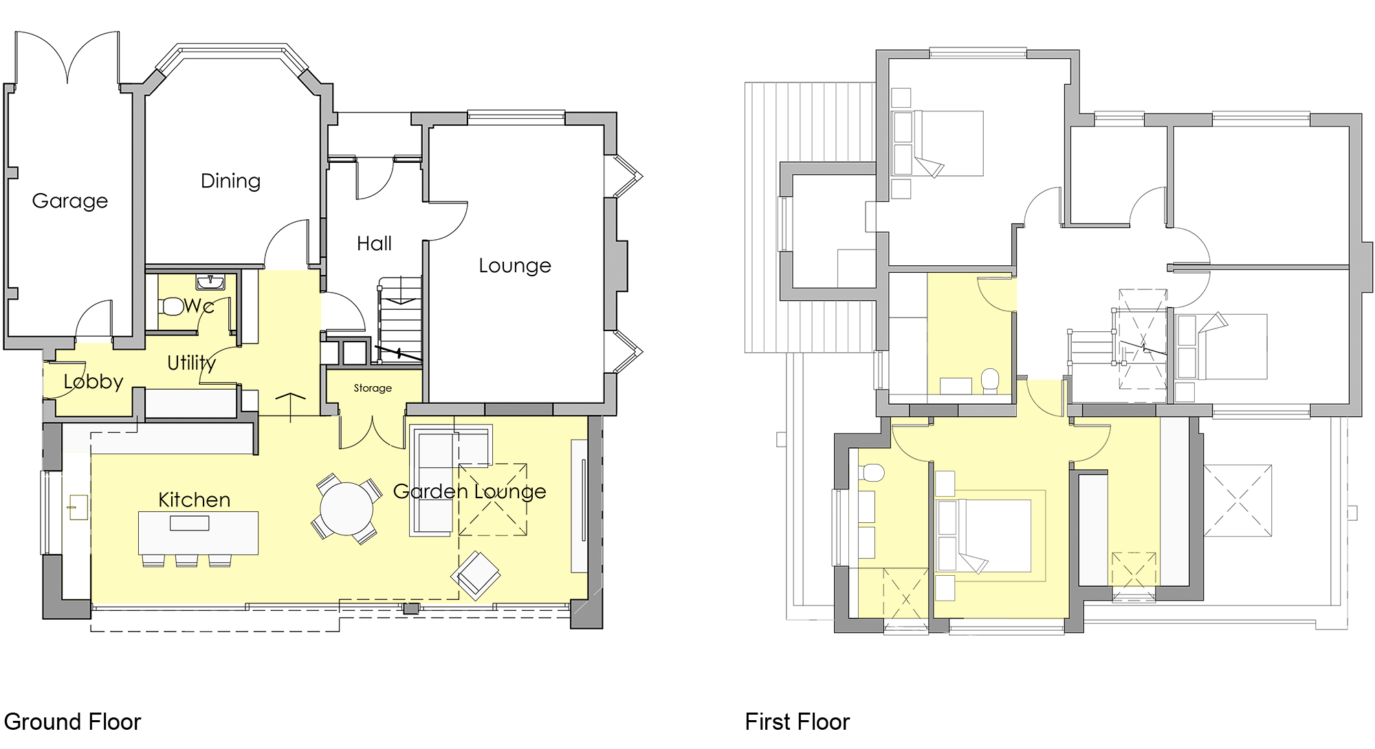 RHJB_Haynes Rd_Modern two storey extension